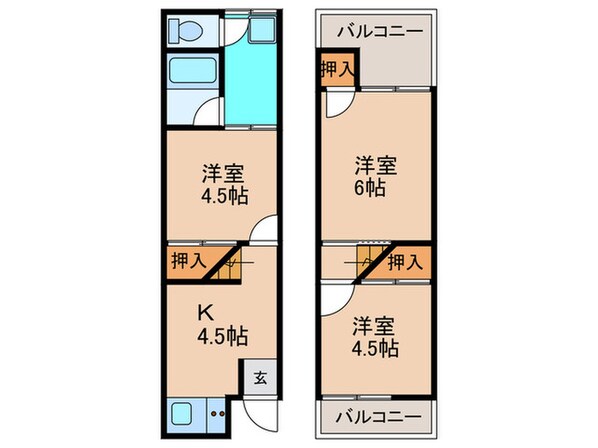 上神田2丁目テラスハウスの物件間取画像